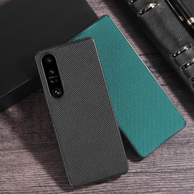 Ốp lưng cho Sony Xperia 1/1 Mark3/1 Mark 4/ 1 Mark5/ 5 Mark2/ 5 Mark3/ 5 Mark 4/Mark5 TexNylon lưng vải chống trơn trượt - Hàng chính hãng