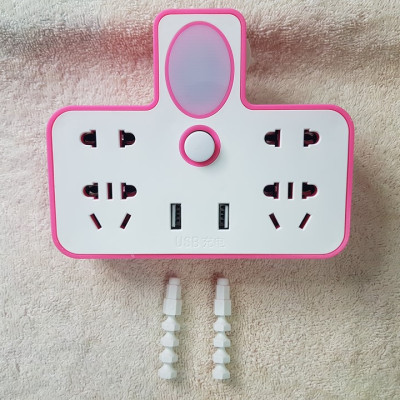 Bộ chia ổ điện 2 cổng USB có đèn led - Bộ chia tách ổ điện - Hàng chính hãng