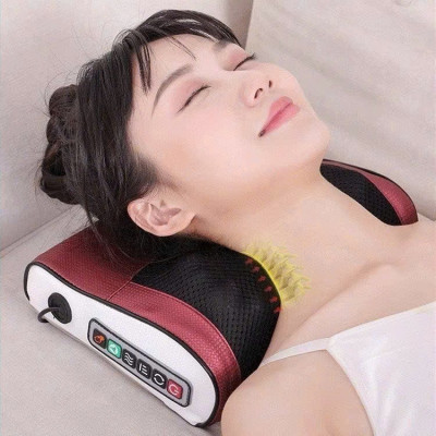 Gối Mát xa Hồng Ngoại Cao Cấp 20 Bi – Mát xa Toan Thâjn, Tốt Cho Tuần Hoàn Máu, Giảm Nhức Mỏi Hiệu Quả
