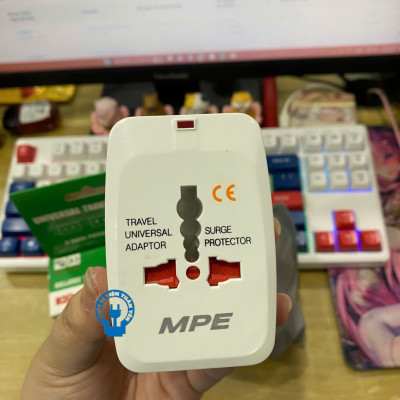 Ổ Cắm Du Lịch Đa năng MPE TA3 - 1 Cổng USB - Hàng Chính Hãng