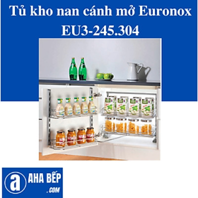 TỦ KHO NAN CÁNH MỞ - 2 TẦNG EURONOX EU3-245.304. Hàng Chính Hãng