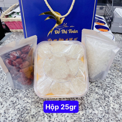 Hộp yến baby 20 viên 25gr - Yến vụn tinh chế đã làm sạch - Viên yến tiện dụng có tặng kèm phụ gia chưng yến - Yến sào Đỗ Thị Toán