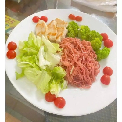 Mì Củ Dền Hapimi 180g - Thực Phẩm Bổ Sung Dinh Dưỡng Cho Cả Gia Đình, Ăn Chay, Healthy, Eatclean