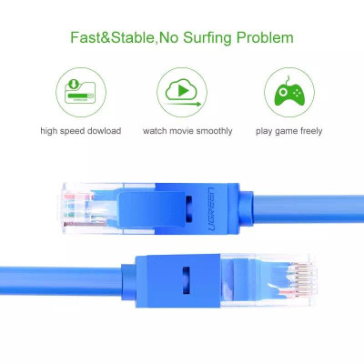 Ugreen UG11209NW102TK 30M Màu xanh Cáp mạng LAN CAT6 UPT - HÀNG CHÍNH HÃNG