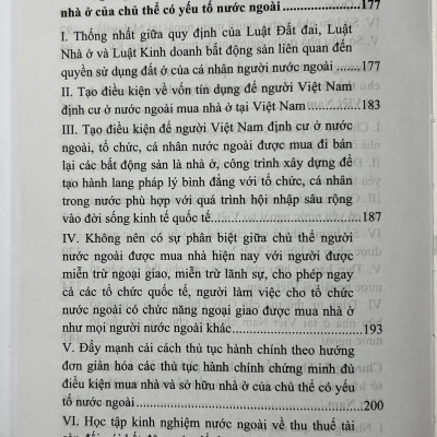 Sách - Quyền Sở Hứu Nhà Ở Của Chủ Thể Có Yếu Tố Nước Ngoài Tại Việt Nam