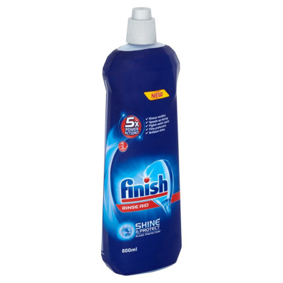 Nước làm bóng và khô chén, đĩa Finish Dishwasher Shine & Dry Regular 800ml PTT017394