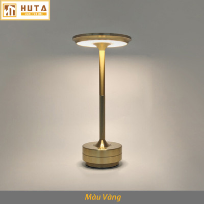 Đèn Led Quầy Bar Bàn Ăn Nhà Hàng HUTA AL4 Cảm Ứng Pin Sạc Tích Điện USB Điều Chỉnh Ánh Sáng Vàng Trang Trí Quán Cà Phê Lounge Sự Kiện