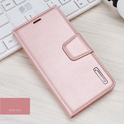 Bao da dạng ví dành cho SamSung Galaxy S22 Ultra chính hãng Hanman có quai cài - Hàng chính hãng