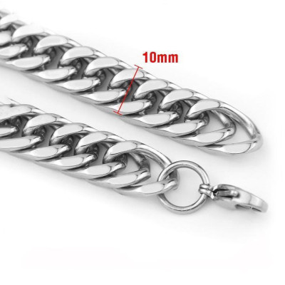 Vòng tay nam - Lắc tay nam titan kiểu lặc đôi titan cao cấp khóa bộ cao cấp inox trangsucpt PTLTNA15