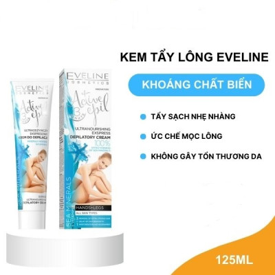 Kem tẩy lông chiết xuất khoáng chất biển dành cho mọi loại da ACTIVE EPIL EVELINE (Tay, chân)