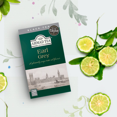 TRÀ AHMAD ANH QUỐC - BÁ TƯỚC (40g) - Earl Grey - Khách sạn, nhà hàng tiện dùng do có bao thiếc riêng