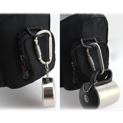 Combo 5 Móc Khóa Nhôm Chữ D Đi Phượt 7.5cm Khóa Xoay Tiện Dụng