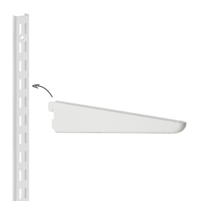 Tay đỡ kệ con thuyền Railshelf L37cm bằng thép dày 1.4mm, sơn tĩnh điện hiện đại