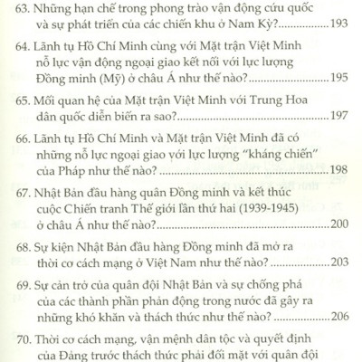 100 Điều Nên Biết Về Cách Mạng Tháng Tám 1945