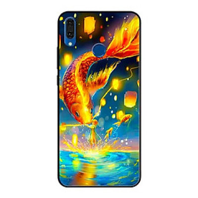 Ốp Lưng in cho Huawei Y9 2019 Mẫu Cá Chép Vàng̣ - Hàng Chính Hãng