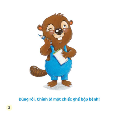 Bạn Ơi, Cùng Làm Nào! - Mình Theo Thợ Mộc Hải Ly Đóng Ghế Bập Bênh (Dành Cho Trẻ Từ 3-9 Tuổi)