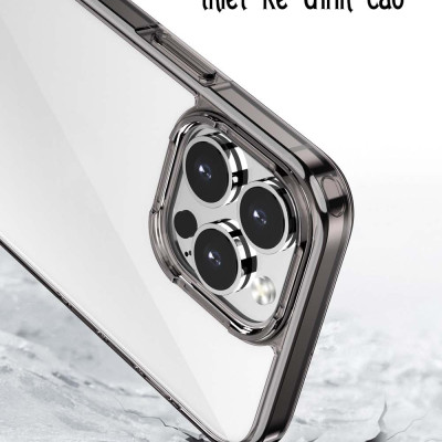 Ốp lưng cứng viền dẻo trong phong cách mới cho iPhone 12 / 13 / 14 / 12 Pro / 12 Pro Max / 13 Pro / 13 Pro Max / 13 Mini / 14 / 14 Pro / 14 Pro Max / 15 Plus/ 15 Pro/ 15 Pro Max / 16 /16 Plus/ 16 Pro / 16 Pro Max - Hàng chính hãng