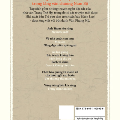 Tuyển Tập Truyện Ngắn Trang Thế Hy (Bìa Cứng) - TRE