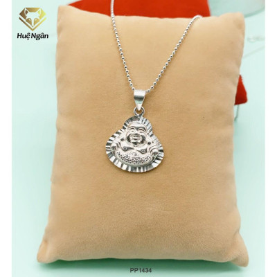 Dây chuyền bạc Ý 925 Huệ Ngân - Phật di lạc PP1434