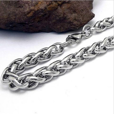 Vòng tay nam - Lắc tay nam titan cao cấp đẹp sang trọng inox kiểu bông dừa trangsucpt PTLTNA68