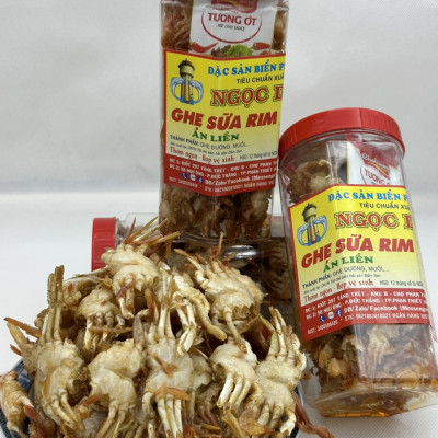 Đặc sản Phan Thiết - Ghẹ Sữa Rim Gói (Hộp) 100 Gram Đã Chế Biến Ăn Liền Ngon Ơi Là Ngon Của. Hạn Sử Dụng 12 Tháng Kể Từ Ngày Đặt Hàng - OCOP 4 Sao