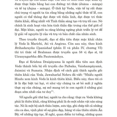 Veda Upanishad - Những Bộ Kinh Triết Lý Tôn Giáo Cổ Ấn Độ - ST
