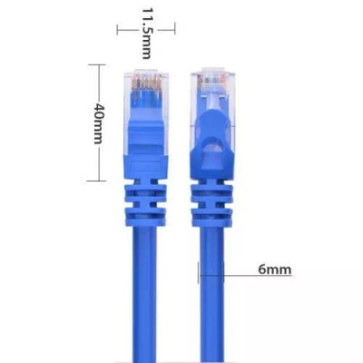 Ugreen UG11205NW102TK 10M Màu xanh Cáp mạng LAN CAT6 UPT - HÀNG CHÍNH HÃNG