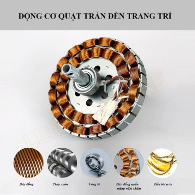 - nguyên nhân DC lõi đồng , thân của đèn phale quạt trần trên nhà đèn dấu cánh, quạt trần trên nhà phòng khách,