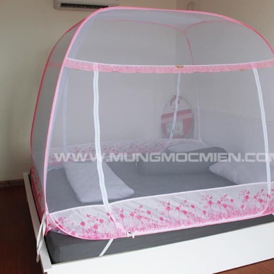 Màn Chụp , Mùng Chụp Tự Bung Đỉnh Rộng Cao Cấp Mộc Miên - Kích Thước 1,6mx2m ( Hà Nội )