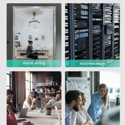 Ugreen UG70681NW135TK 3M Cat6E FTP cáp nối mạng truyền dữ liệu giữa các máy tính - HÀNG CHÍNH HÃNG