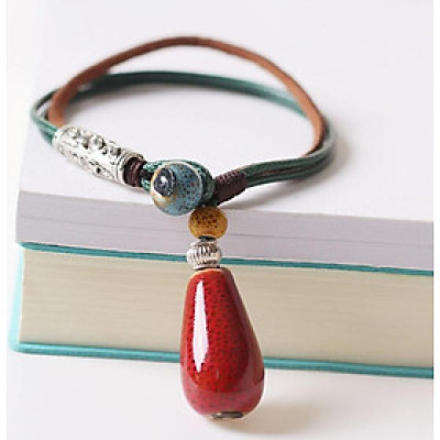 Vòng tay gốm thời trang Vintage dễ thương giọt nước VGOM51