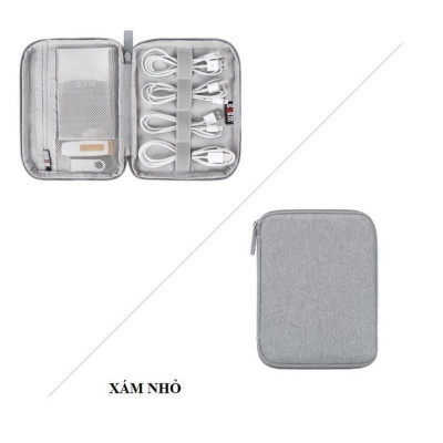 Túi đựng phụ kiện đa năng hãng BUBM dùng cho Laptop, Ipad, Máy Tính, Điện Thoại, Pin Sạc Dự Phòng DRU - Hàng Chính Hãng