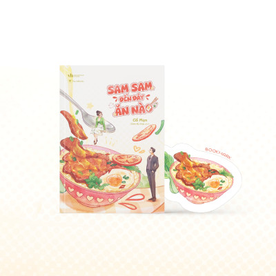 Sách - Sam Sam Đến Đây Ăn Nào - Tặng Kèm Bookmark Bế Hình Tô Cơm