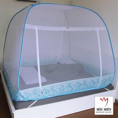 Màn Chụp , Mùng Chụp Tự Bung Đỉnh Rộng Cao Cấp Mộc Miên - Kích Thước 1,8mx2m ( Hà Nội )