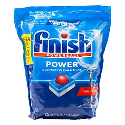 Viên rửa bát Finish Power AIl in one 110 viên -Viên 10 chức năng làm sạch hiệu quả- Đức Chính hãng
