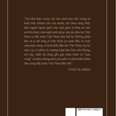 Sách - Cố Cả Léopold Cadière - Từ Việt Nam Học Đến Việt Nam Hóa