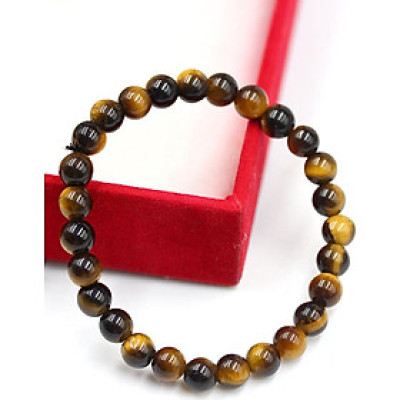 Vòng Tay Đá Mắt Hổ Vàng 8MM