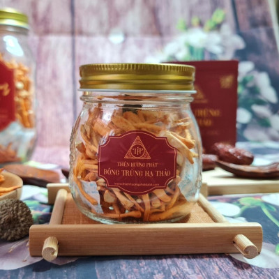 Đông Trùng Hạ Thảo Sấy Thăng Hoa Cao Cấp (hũ 12 gram) - Thiên Hương Phát Đà Lạt