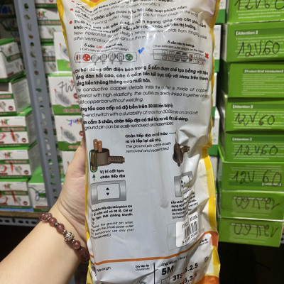 Ổ Cắm Điện LiOA Phổ Thông - Ổ Cắm Điện 3 lỗ - 4 lỗ - 5 lỗ - 6 lỗ - dài 3m - MITA
