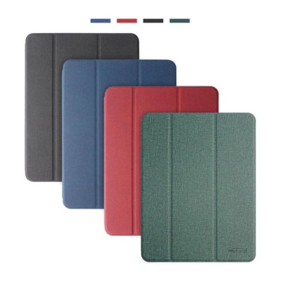 Case bao da chống sốc canvas cho iPad Air 4 / Air 5 M1 10.9 inch hiệu Mutural Yashi Series trang bị ngăn đựng bút, thiết kế tản nhiệt, hỗ trợ smartsleep - hàng nhập khẩu