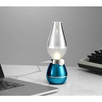 Đèn Dầu Led Cảm Ứng Thổi Bật Tắt Sạc Điện