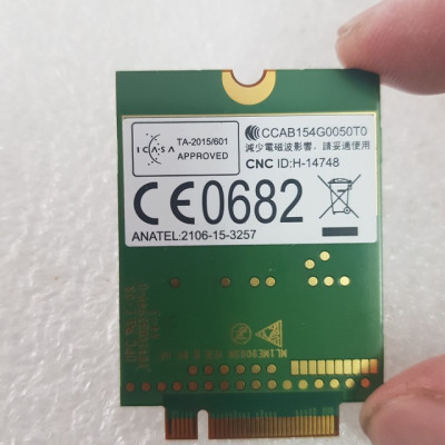 Card WWAN 4G Huawei ME906s dùng cho laptop Lenovo Thinkpad T460, T460s, X260, X1 carbon Gen 4, T560, L460, L560, X1 Carbon Yoga Gen 1 - Hàng chính hãng