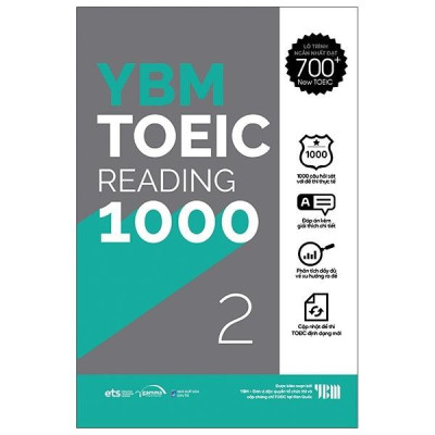 Sách YBM TOEIC READING 1000 Vol 2 (YBM Actual TOEIC Tests RC 1000) - Alphabooks - BẢN QUYỀN