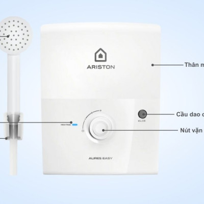 Máy nước nóng Ariston Aures Easy 3.5-Hàng chính hãng