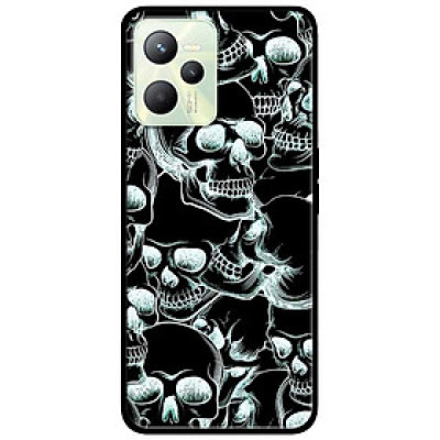 Ốp lưng dành cho Realme C35 - Realme Narzo 50A Prime mẫu Lâu Trắng Đen