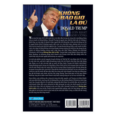 Sách Donald Trump - Không Bao Giờ Là Đủ (FN)