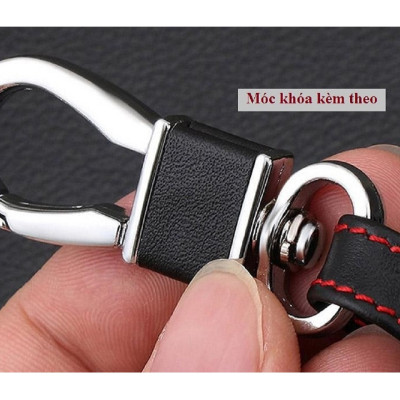 Bao da Chìa Khóa ô tô kèm móc khóa Xe Ford Ranger Wildtrak 3.2, Ford Ranger XLT 2.2, Ford Ranger XLS 2.2