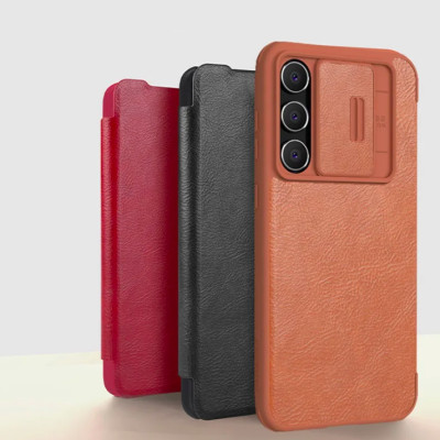 Bao da dành cho SamSung Galaxy S24 FE chính hãng Nillkin QIN - Hàng nhập khẩu