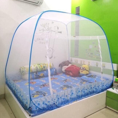 Màn Chụp , Mùng Chụp Tự Bung Đỉnh Rộng Cao Cấp Mộc Miên - Kích Thước 1,8mx2m ( Hà Nội )