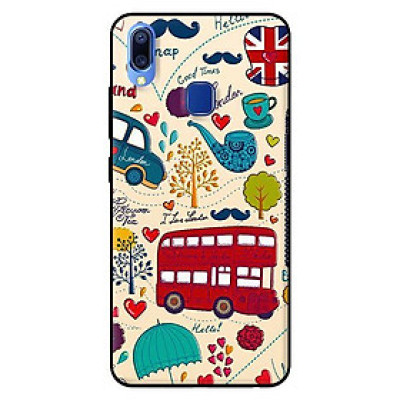 Ốp in cho Vivo Y95 Họa Tiết Xe Buýt - Hàng chính hãng